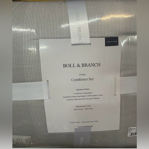 INCREDIBLE DEAL/BOLL & BRANCH 3 Piece Comforter Set NWT!  Only 1 left!! - Picture 8 of 8